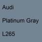 Preview: Audi, Platinum Gray, L265.